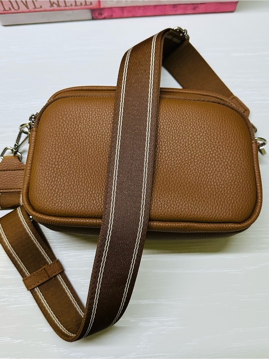 Handbags - Classic Crossbody Camera Bag - color Brown